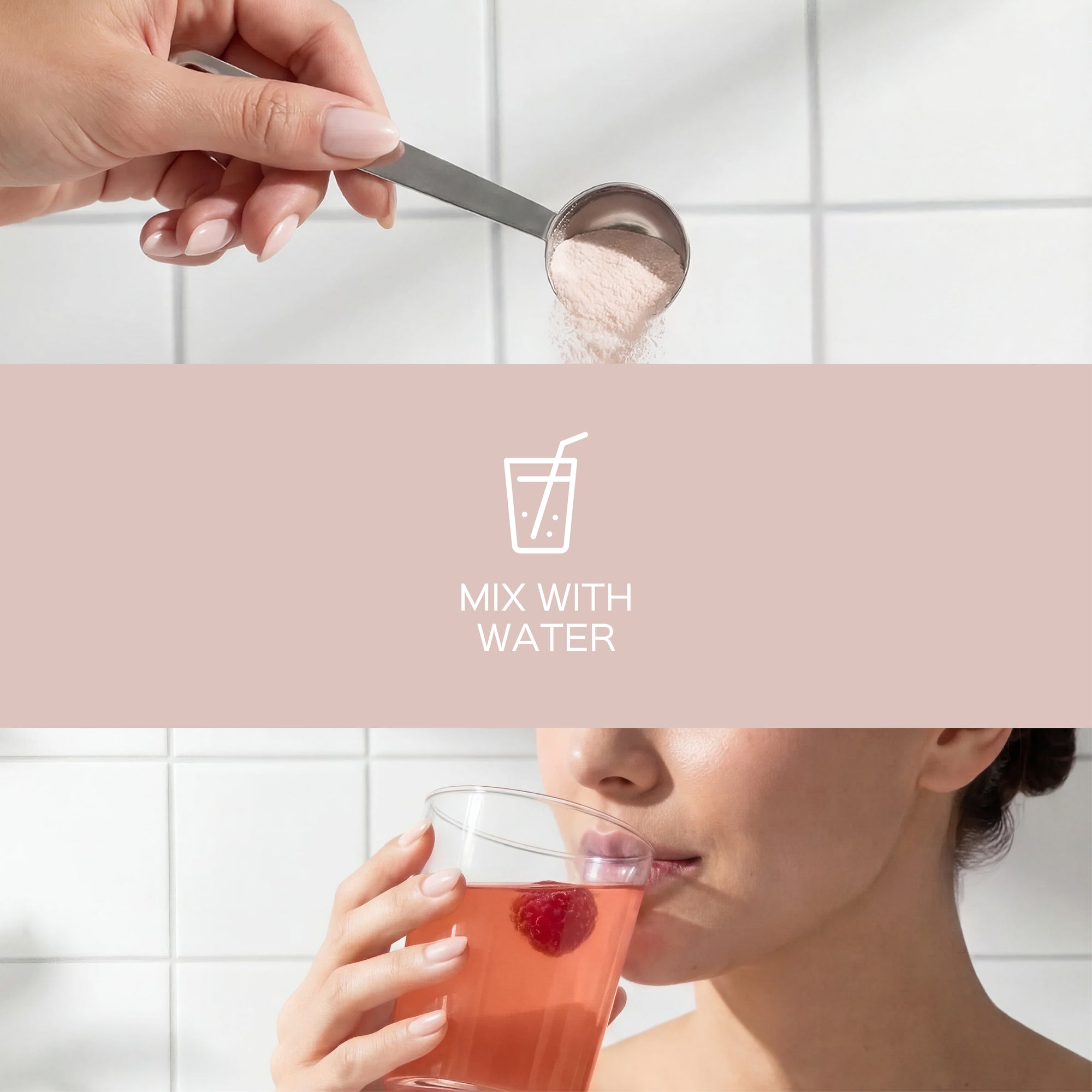 Pura Collagen Balance supplement bottle with label displaying product name and branding, set against a plain background.